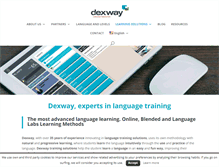 Tablet Screenshot of dexway.com